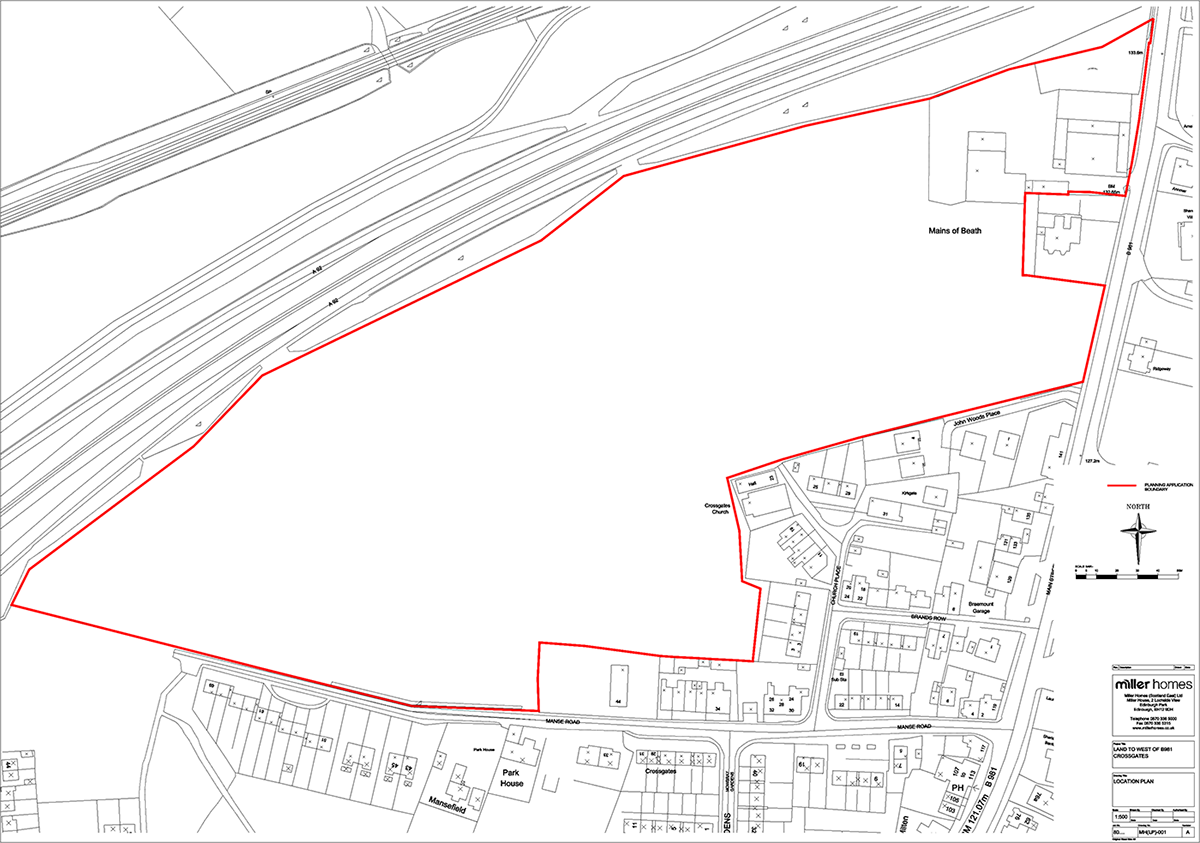 Crossgates Location Plan A